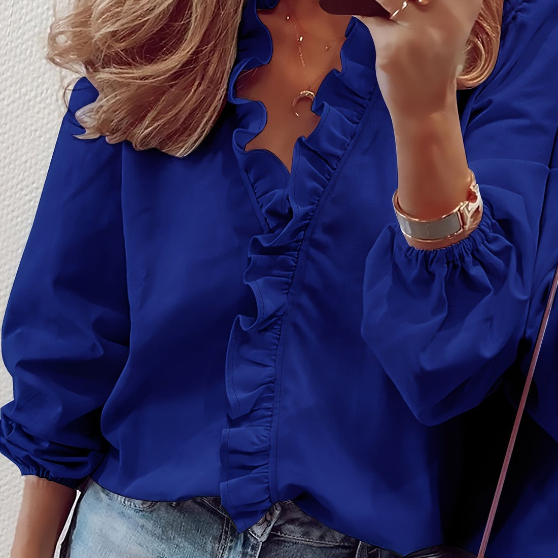 Mirabella | Blouse élégante à volants pour femme