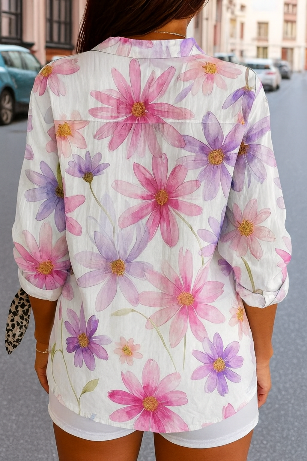 Jocelyn | Chemise Légère Fleurie Femme