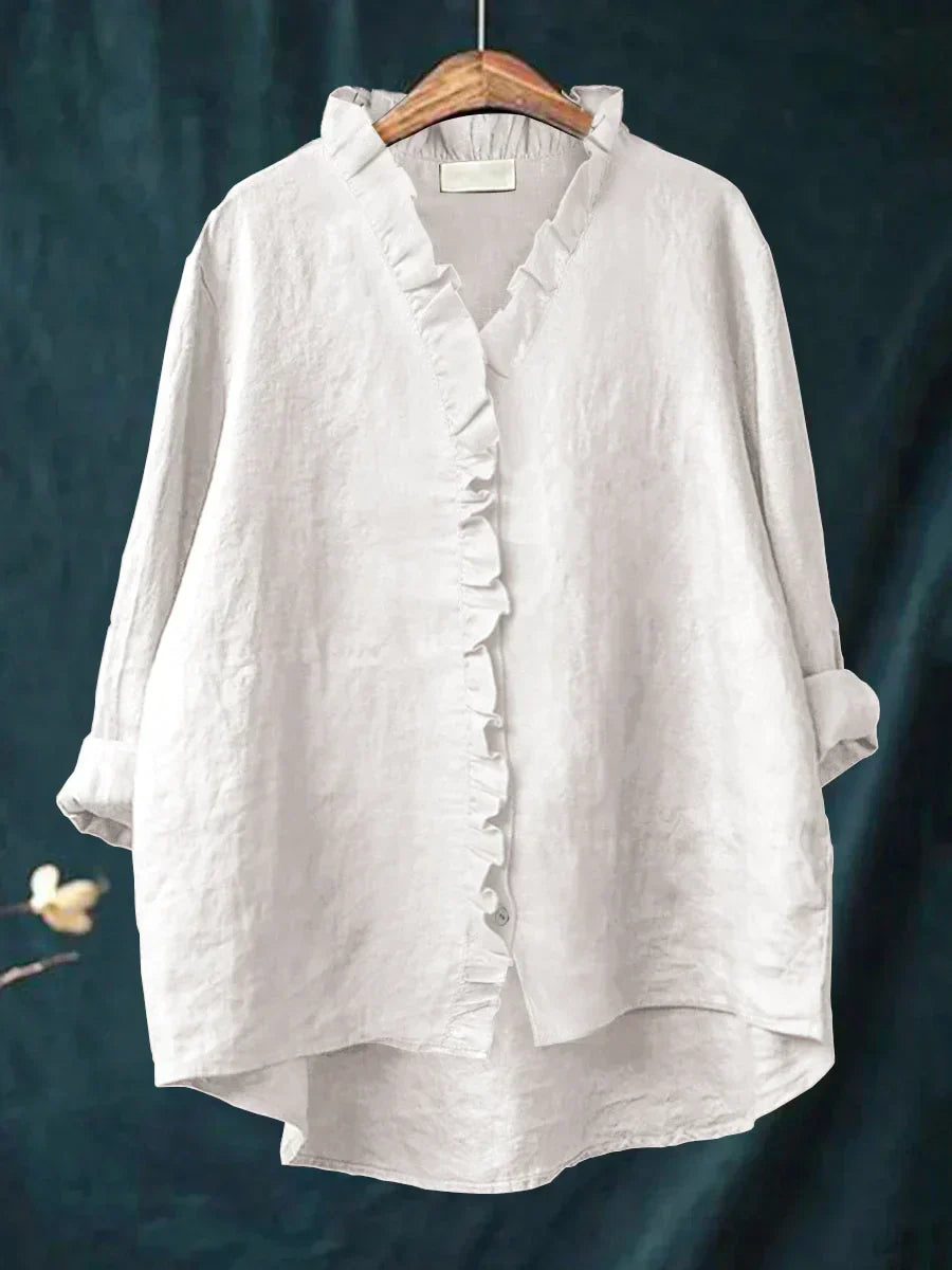 Bente | Blouse ample à volants pour femme