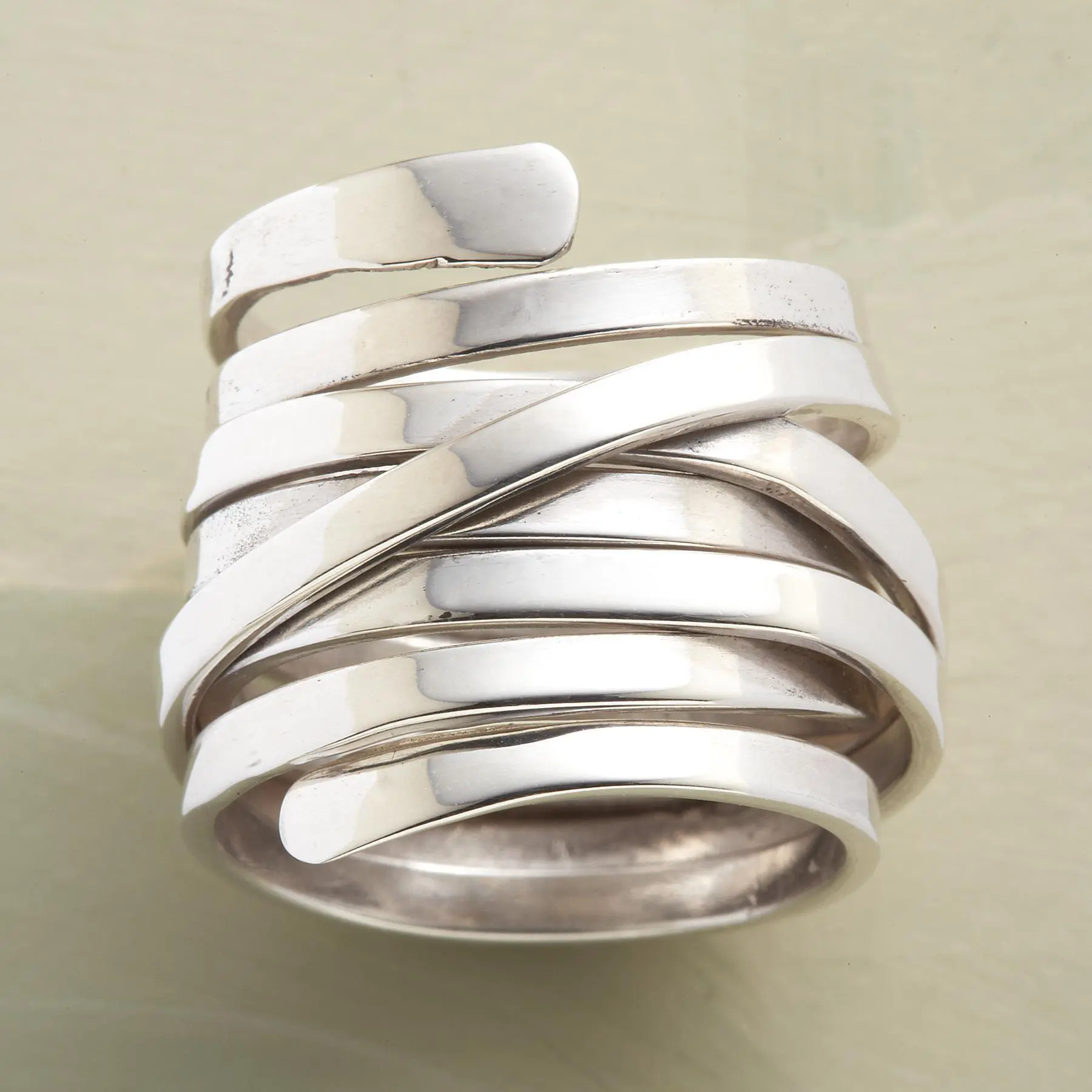 Bliss - Bague en argent vintage à épaisseur généreuse